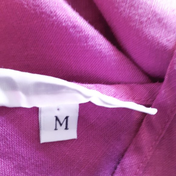 bryn walker Button Front Camp Shirt and Tank Set Purple Size L Size M - Picture 10 of 13